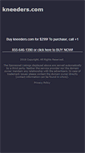 Mobile Screenshot of kneeders.com